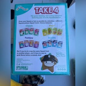 Squishmallows Take 4 Card Game - Green Box BRAND NEW. NEVER OPENED